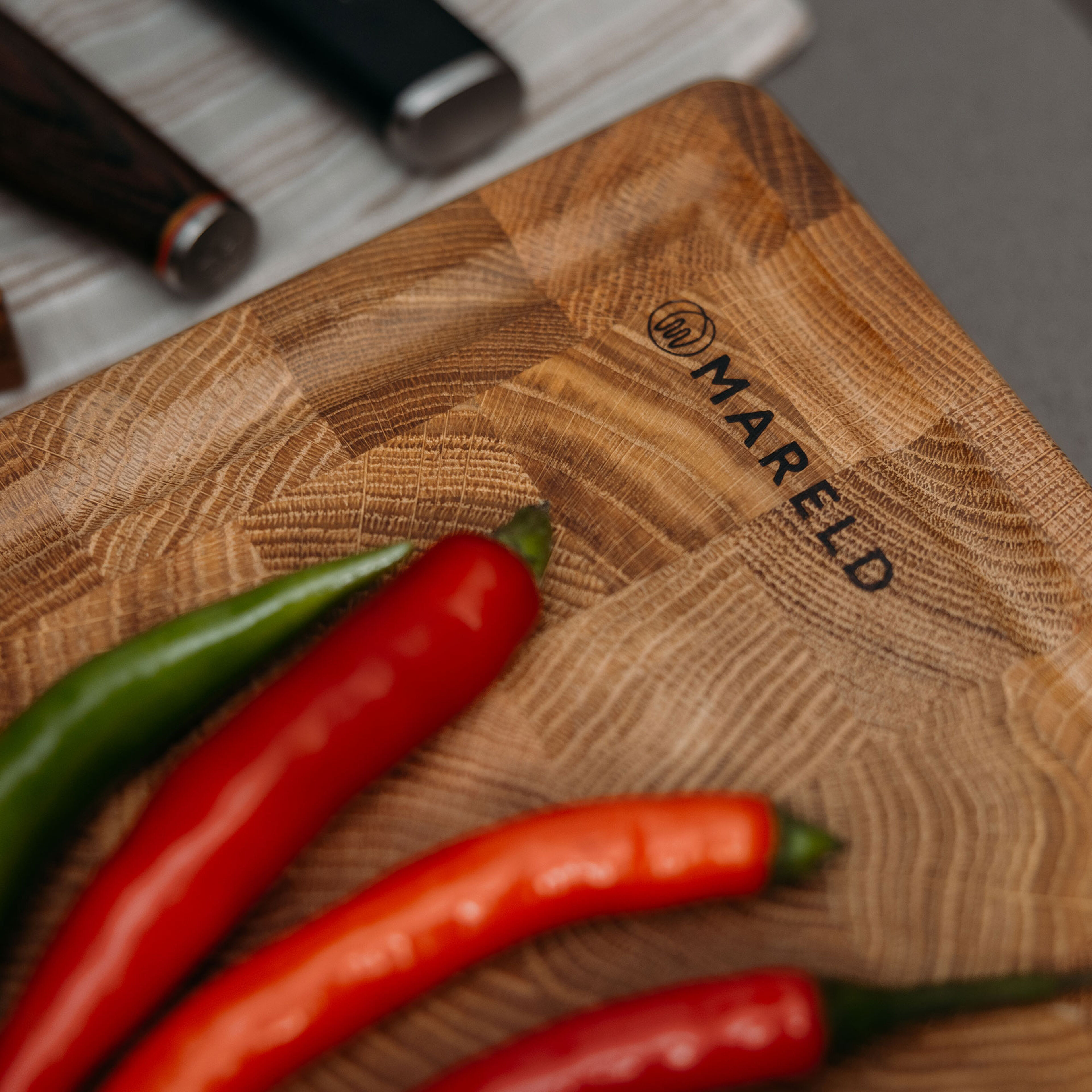 Skärbräda i Ek 56x36x3,5 cm