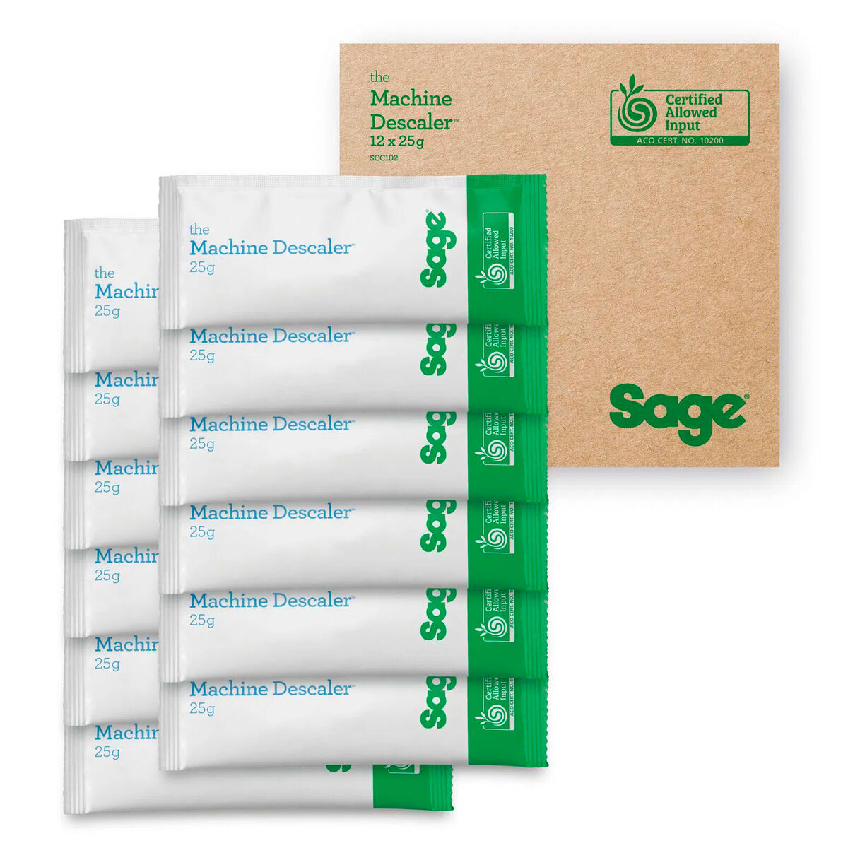 Sage SCC 102 afkalkningsmiddel 12 stk