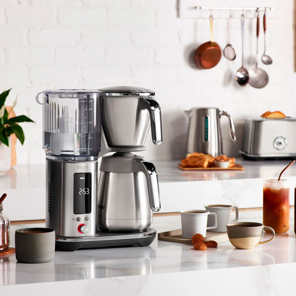 SDC465BSS4 Luxe Brewer kaffetrakter, rustfritt stål
