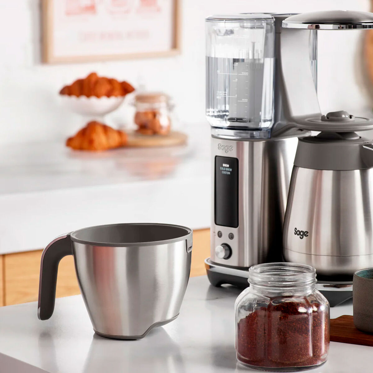SDC465BSS4 Luxe Brewer kaffetrakter, rustfritt stål