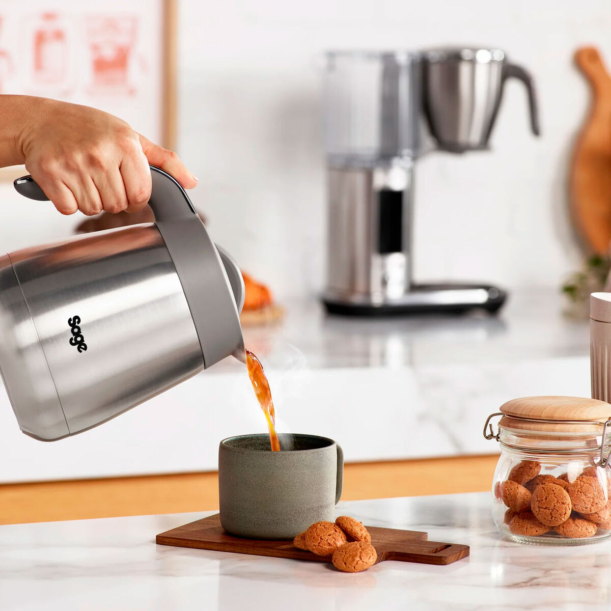 SDC465BSS4 Luxe Brewer kaffetrakter, rustfritt stål