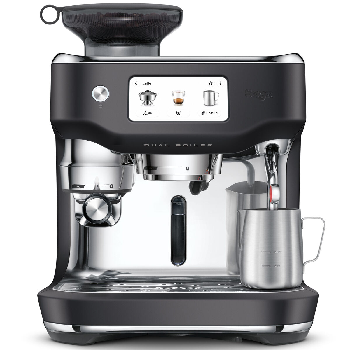 SES995BTR Oracle Dual Espressokeitin, musta