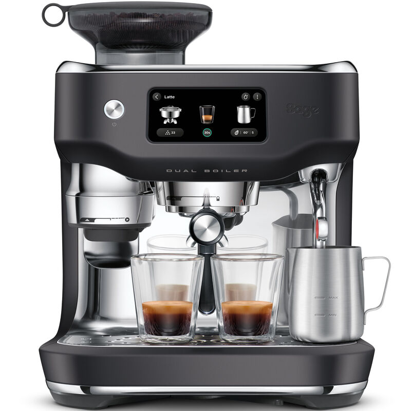 SES995BTR Oracle Dual Boiler espressomaskin, black truffle