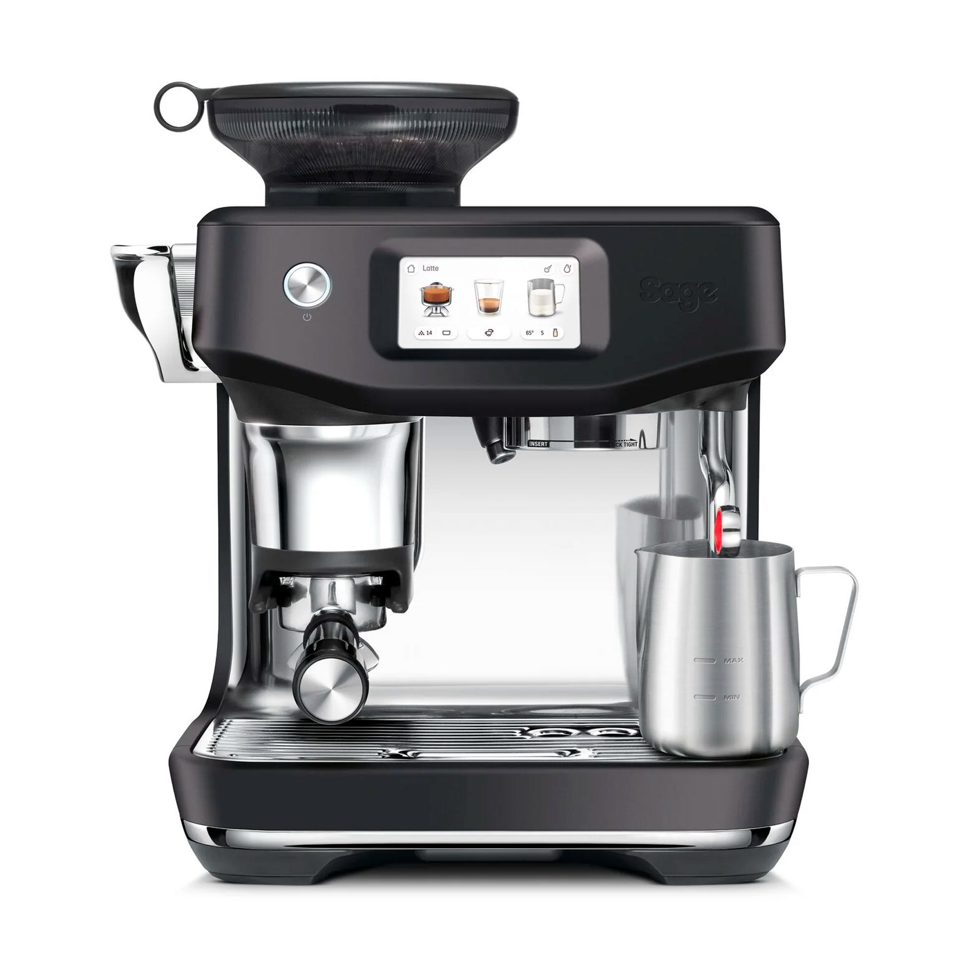 SES882BTR Touch Impress espressomaskin, black truffle