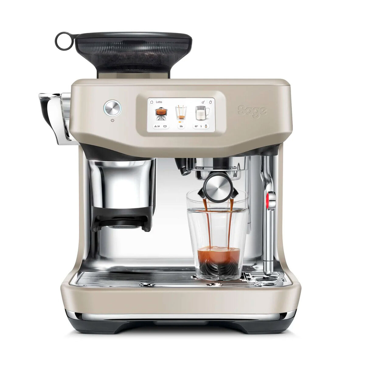 SES882ALM Touch Impress espressokeitin almond nougat