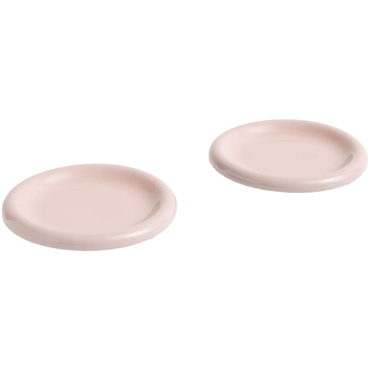Barro asiet 18 cm, rosa, 2 stk.
