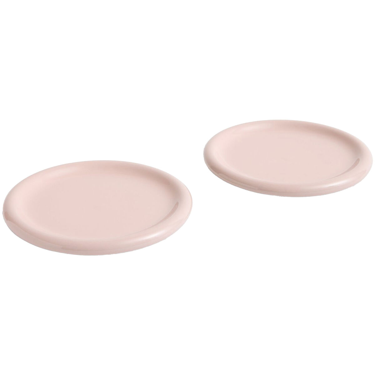 Barro tallerken 24 cm, rosa, 2 stk.