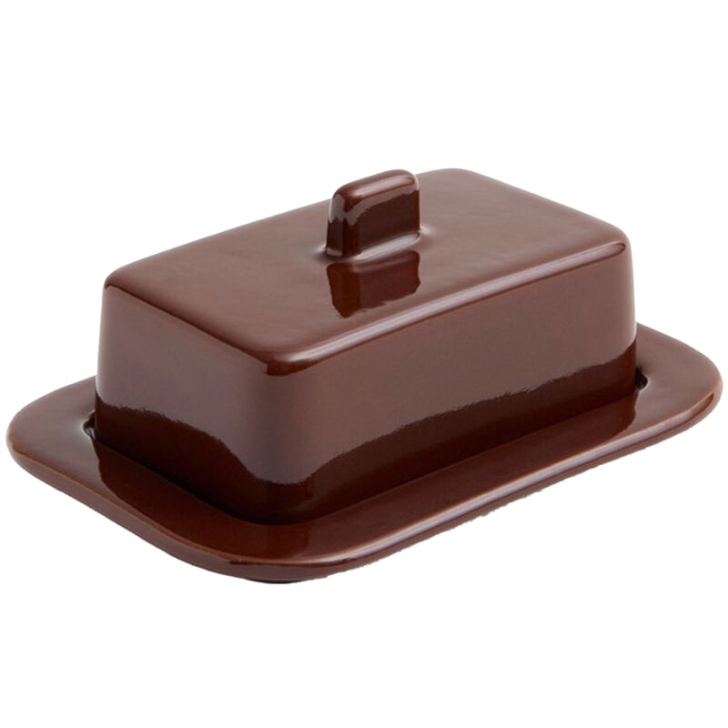 Barro smörlåda, vinröd