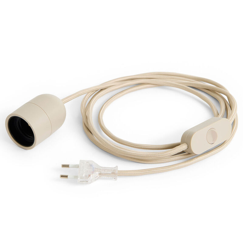 Common pöytävalaisimen johtosetti 240 cm, betoninharmaa