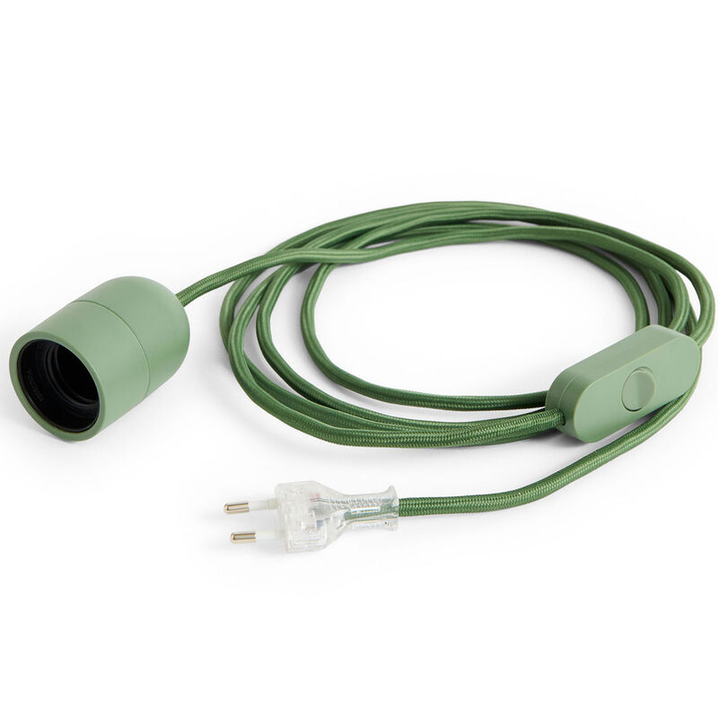 Common pöytävalaisimen johtosetti 240 cm, vihreä