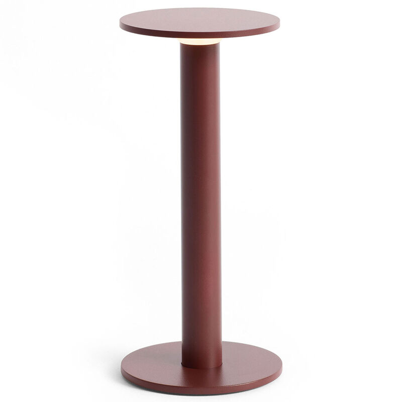 Host portabel bordslampa 22 cm, järnröd