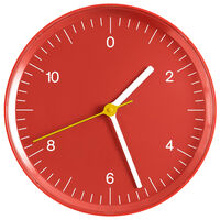 Wall Clock väggklocka, röd