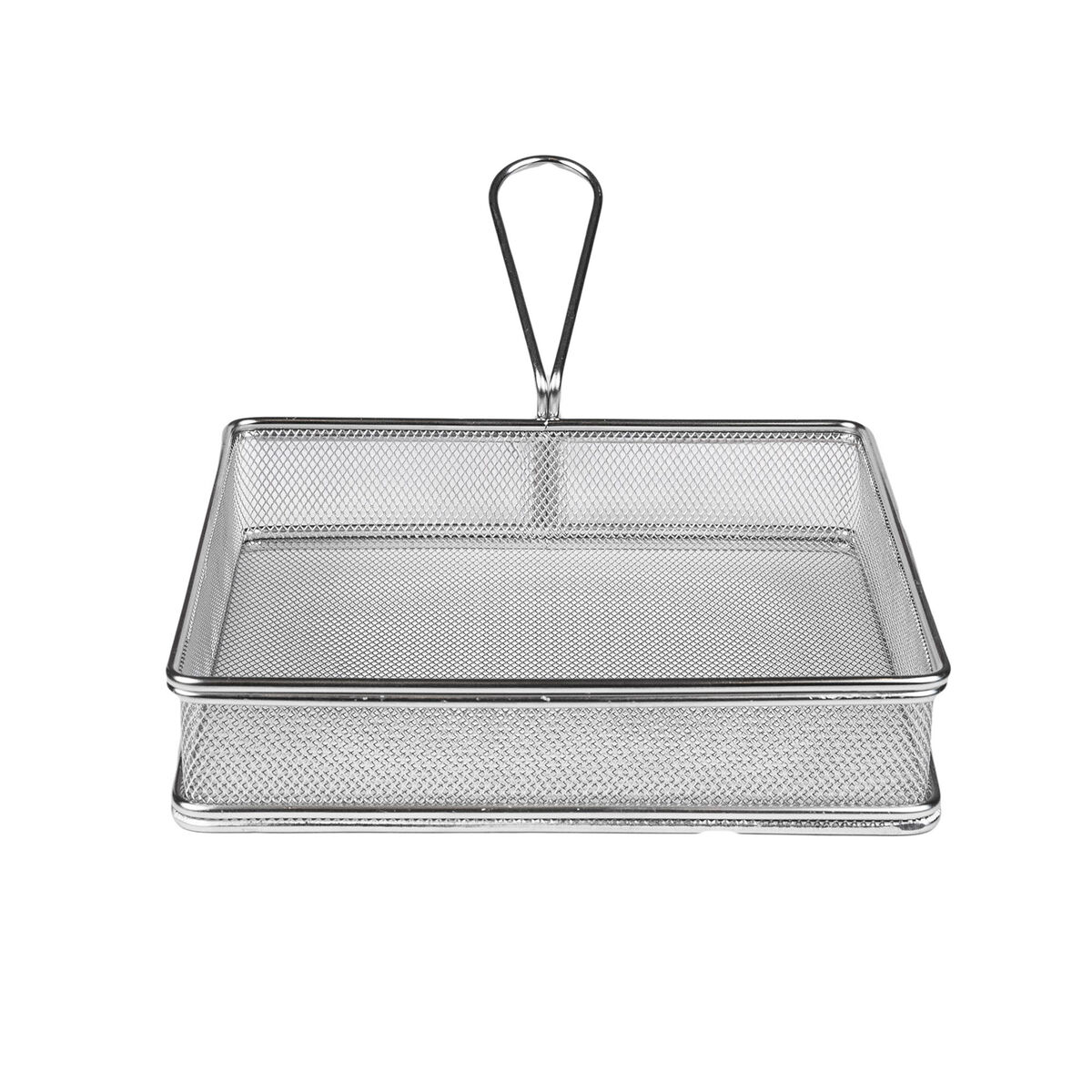 Grillkurv 20 × 20 cm, rustfrit stål