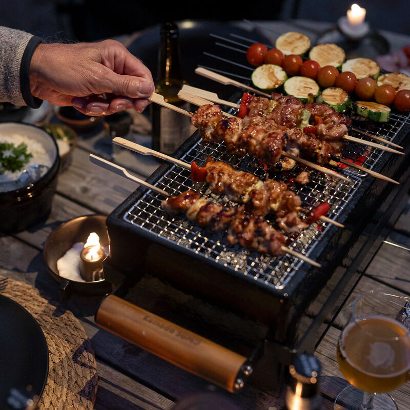 Grillspyd 30 cm 100-pakning, bambus