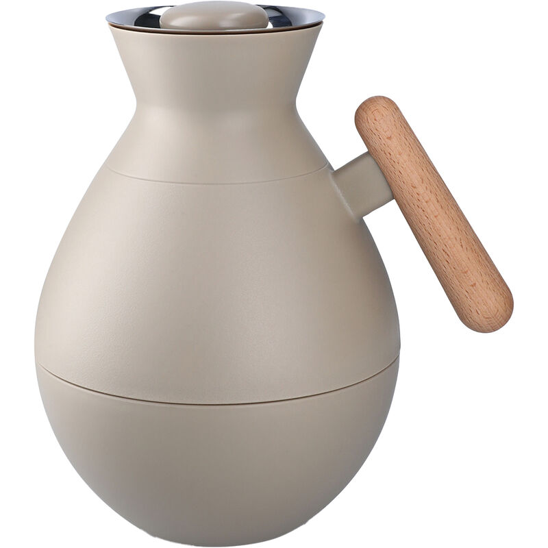 Stay Warm termokanne rund 1 liter, sand