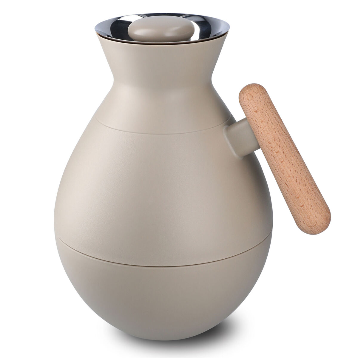 Stay Warm termokande rund, 1 liter, sand