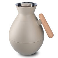 Stay Warm termokanne rund 1 liter, sand