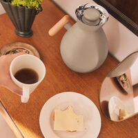 Stay Warm termokanne rund 1 liter, sand