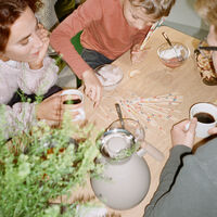 Stay Warm termokanne rund 1 liter, sand