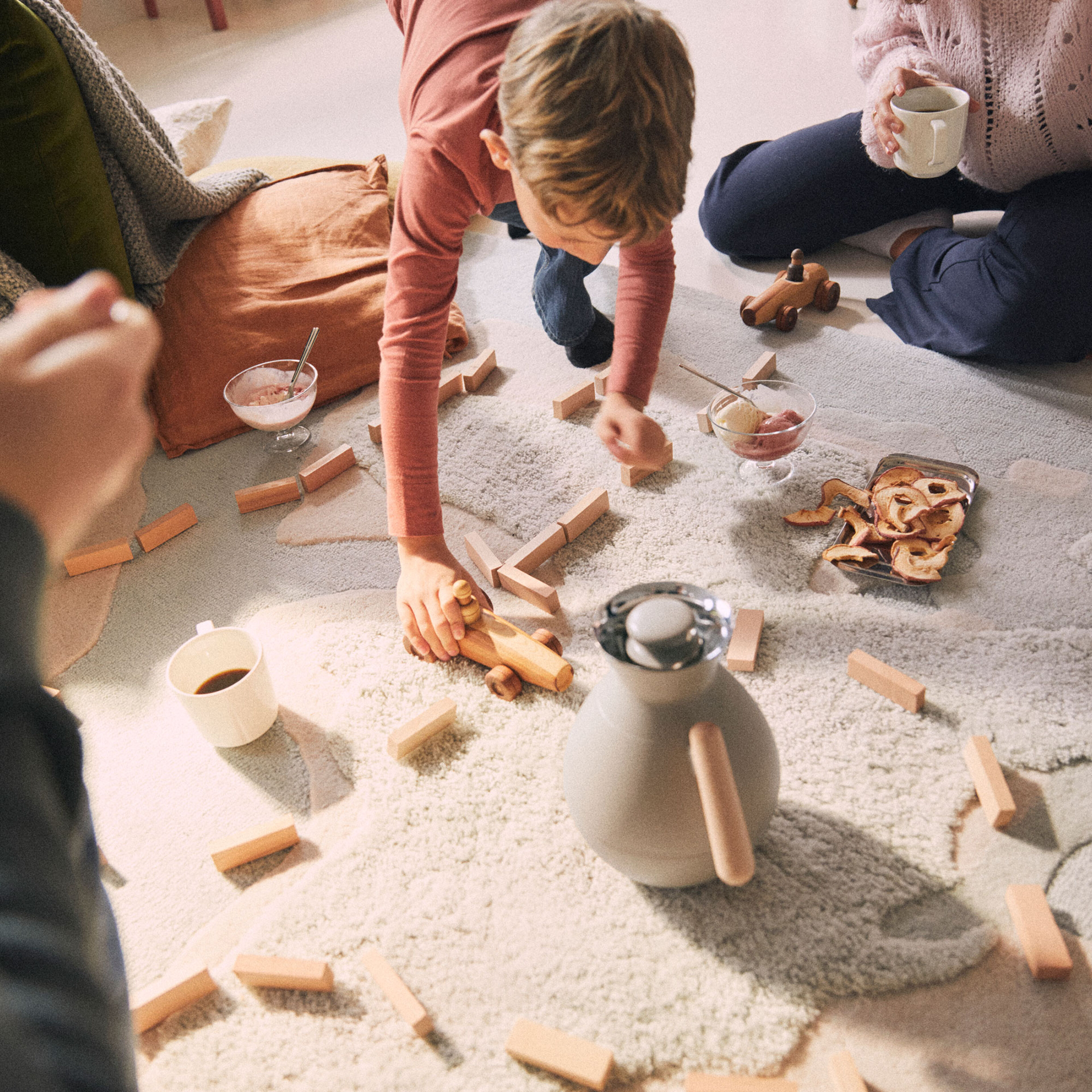 Stay Warm termokanne rund 1 liter, sand