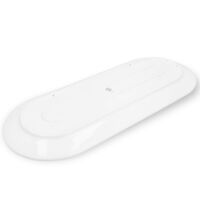 Tura ovalt serveringsfat 48×20 cm, vit