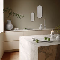 Tura ovalt serveringsfat 48×20 cm, vit