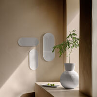 Tura ovalt serveringsfat 48×20 cm, vit