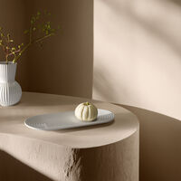 Tura serveringsfat 34 × 14,5 cm, vit