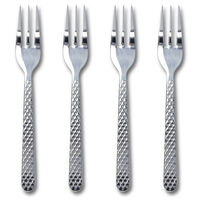 Rhombe tårtgaffel 4 st, stål