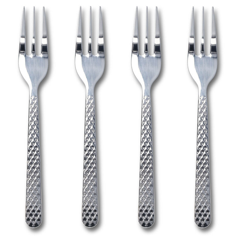 Rhombe tårtgaffel 4 st, stål