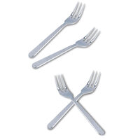Rhombe tårtgaffel 4 st, stål