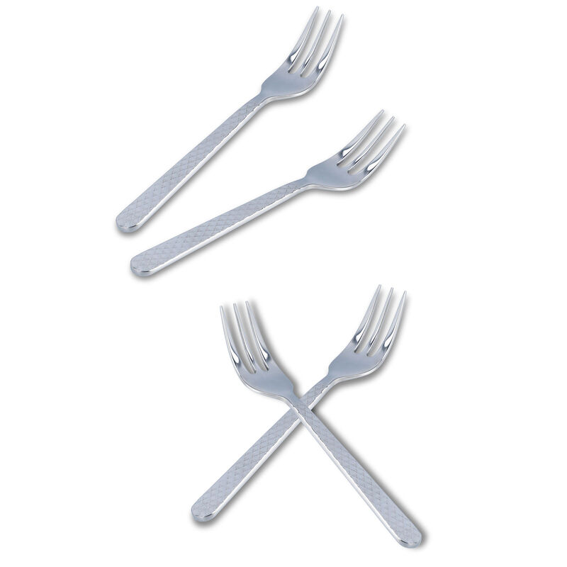 Rhombe tårtgaffel 4 st, stål