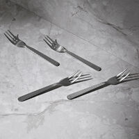Rhombe tårtgaffel 4 st, stål