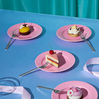 Rhombe tårtgaffel 4 st, stål