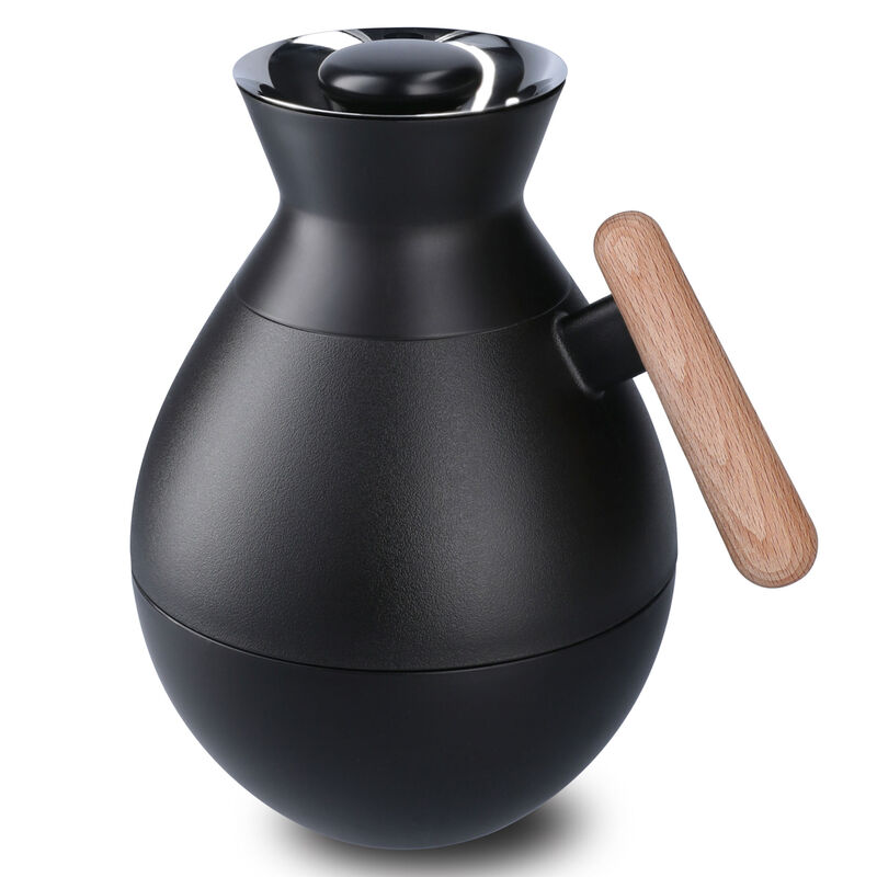 Stay Warm termokanne rund 1 liter, svart