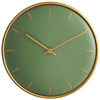 City Hall väggklocka 29 cm, grön