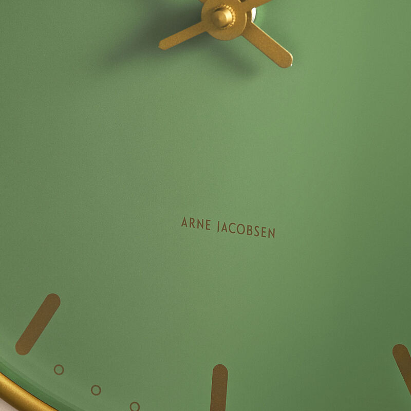 City Hall väggklocka 29 cm, grön