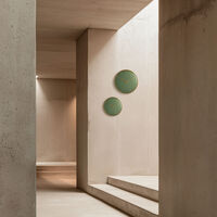 City Hall väggklocka 29 cm, grön