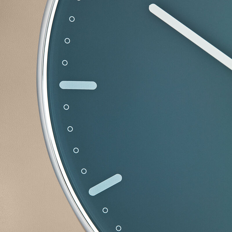 City Hall veggklokke 21 cm, blå