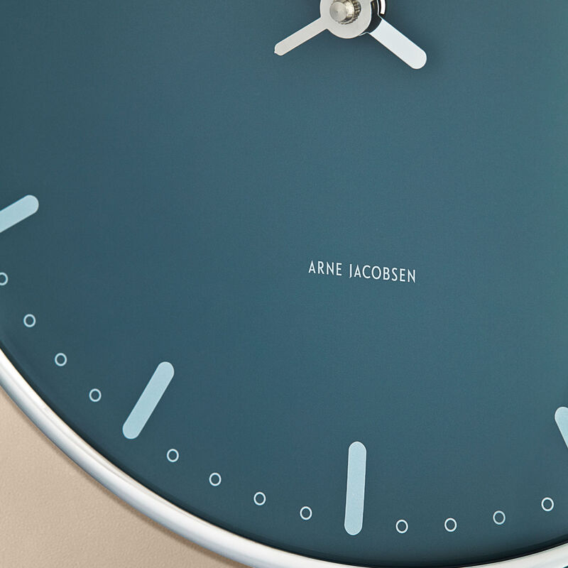 City Hall veggklokke 21 cm, blå