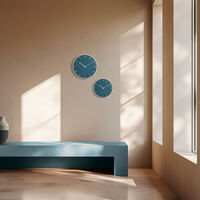 City Hall väggklocka 29 cm, blå