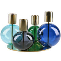 Bubble 4-armet lysestage 17,5 cm