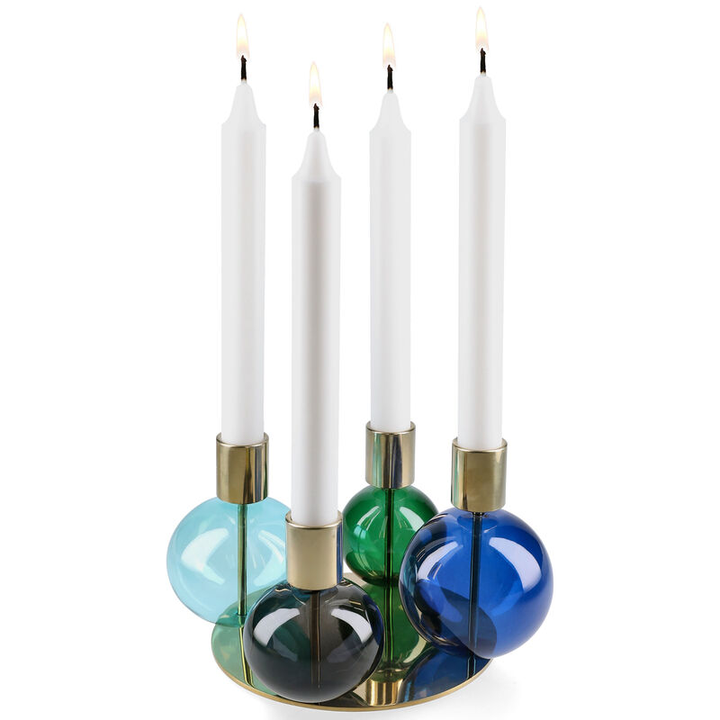 Bubble 4-armet lysestage 17,5 cm