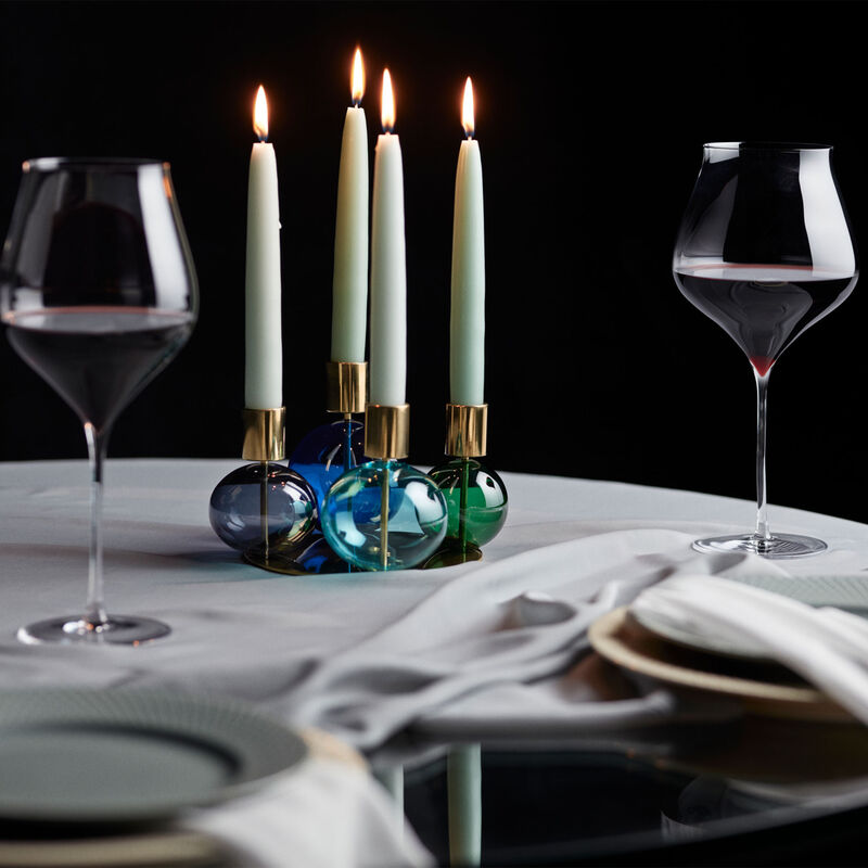 Bubble 4-armet lysestage 17,5 cm