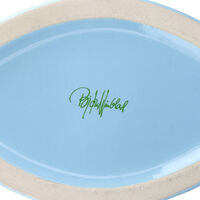 Nina vas 28,5 cm, ljusblå/grön