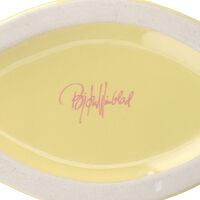 Nina vas 22 cm, gul/rosa