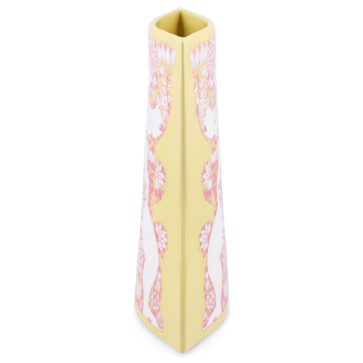 Nina vase 22 cm, gul/rosa