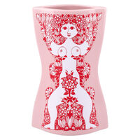 Nina vas 16,5 cm, rosa/röd
