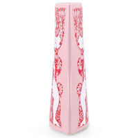 Nina vas 16,5 cm, rosa/röd