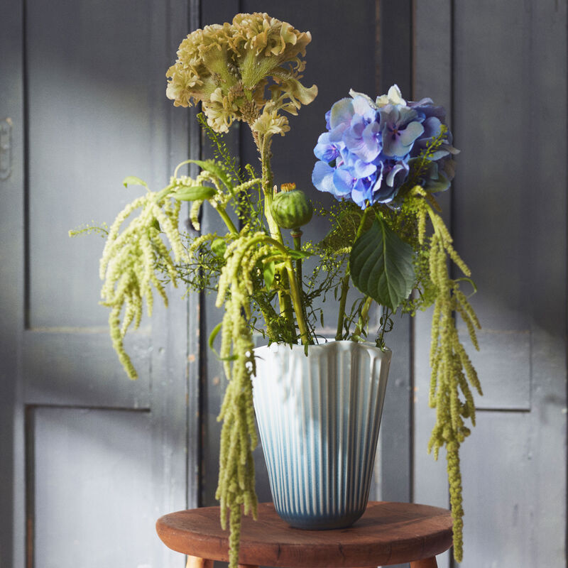 Hammershøi Unfold vas 20,5 cm, blå